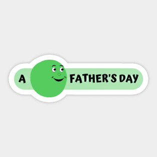 A Pea Father's Day (Happy!) By Abby Anime(c) Sticker